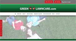 Desktop Screenshot of greenteelawncare.com